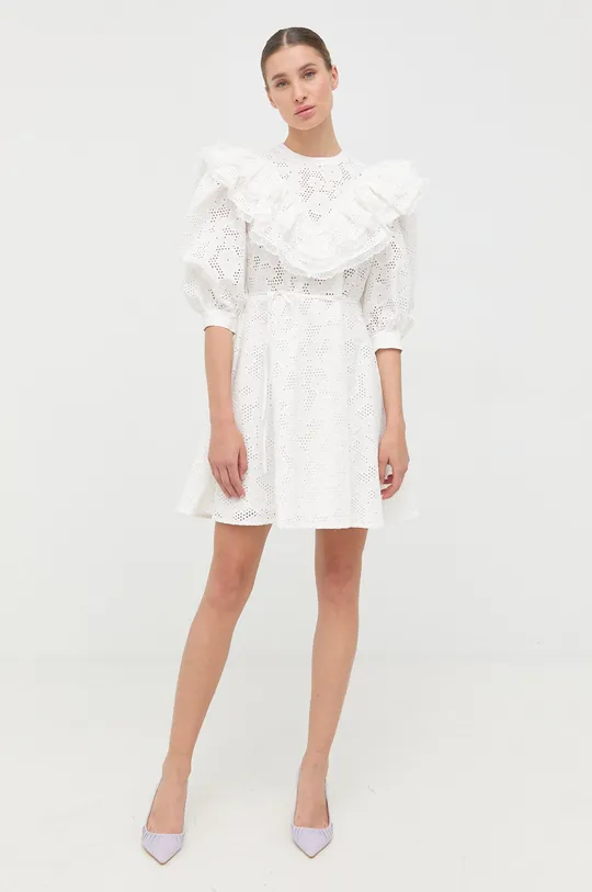 λευκό Βαμβακερό φόρεμα Custommade Γυναικεία