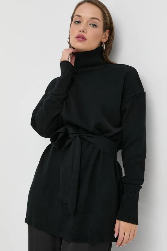 črna Volnen pulover Beatrice B Ženski