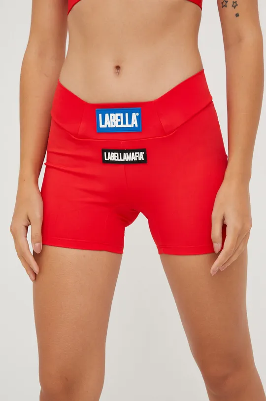 piros LaBellaMafia edzős rövidnadrág Női