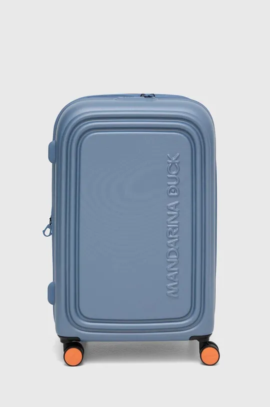 niebieski Mandarina Duck walizka LOGODUCK + Unisex