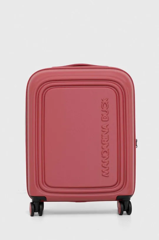 czerwony Mandarina Duck walizka LOGODUCK + Unisex