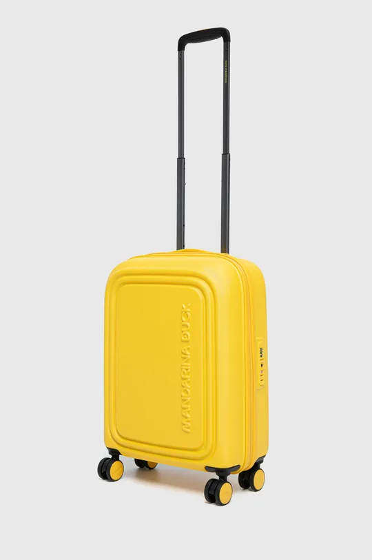 Mandarina Duck walizka LOGODUCK + żółty