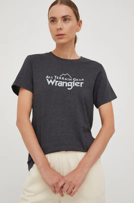 sivá Tričko Wrangler