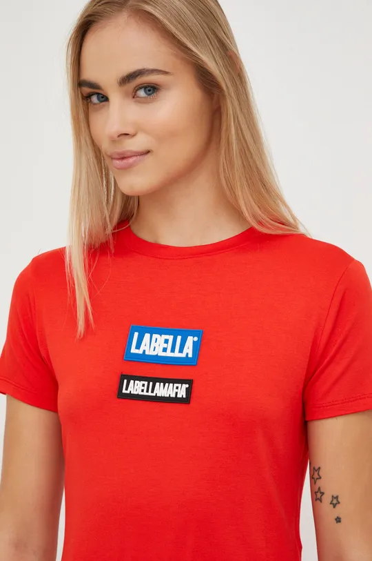 czerwony LaBellaMafia t-shirt Damski