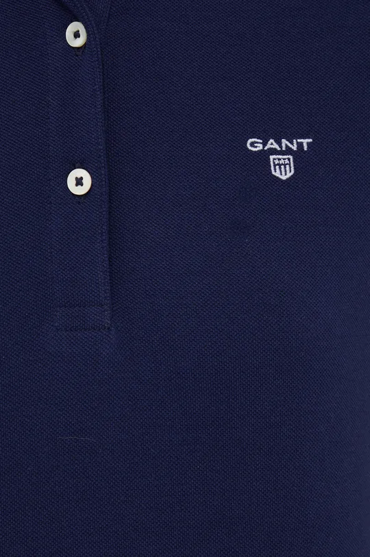 Βαμβακερό μπλουζάκι πόλο Gant Γυναικεία