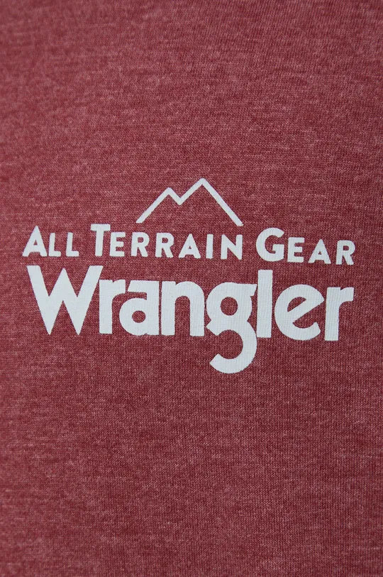 bordowy Wrangler t-shirt ATG