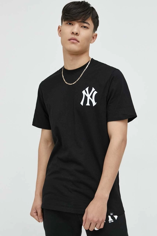 Βαμβακερό μπλουζάκι 47 brand Mlb New York Yankees  100% Βαμβάκι