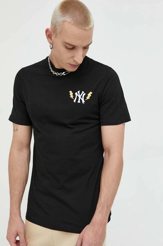 Βαμβακερό μπλουζάκι 47brand Mlb New York Yankees  100% Βαμβάκι