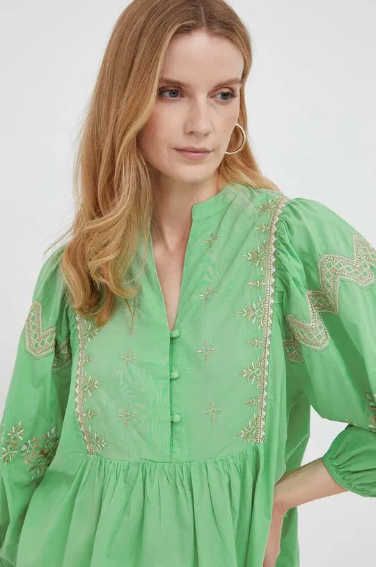 zielony Rich & Royal bluzka bawełniana
