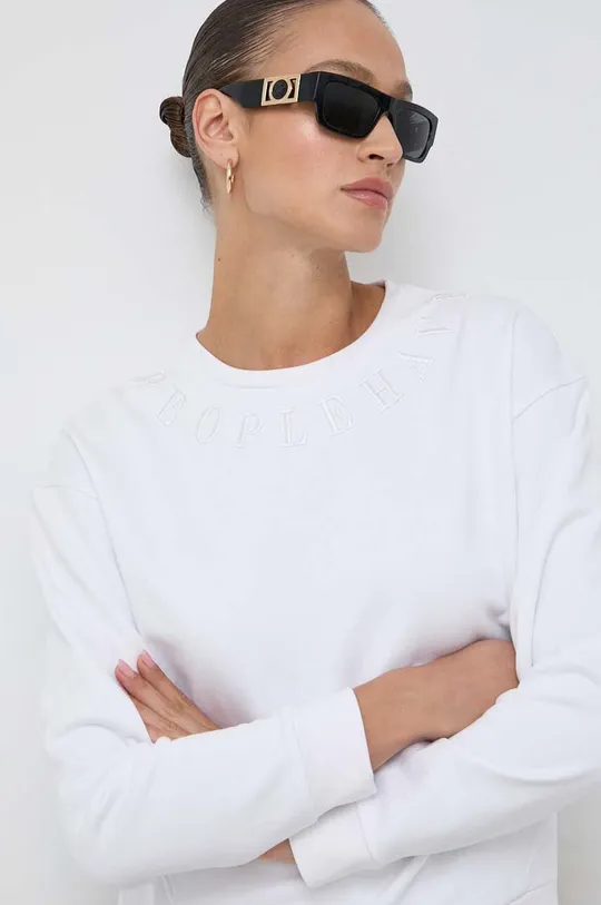 λευκό Βαμβακερή μπλούζα Silvian Heach