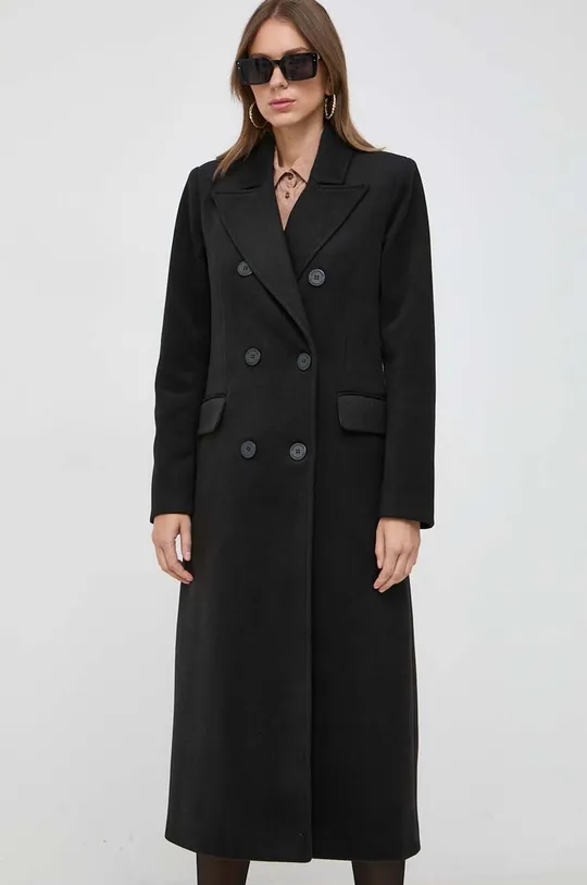μαύρο Παλτό Silvian Heach Γυναικεία