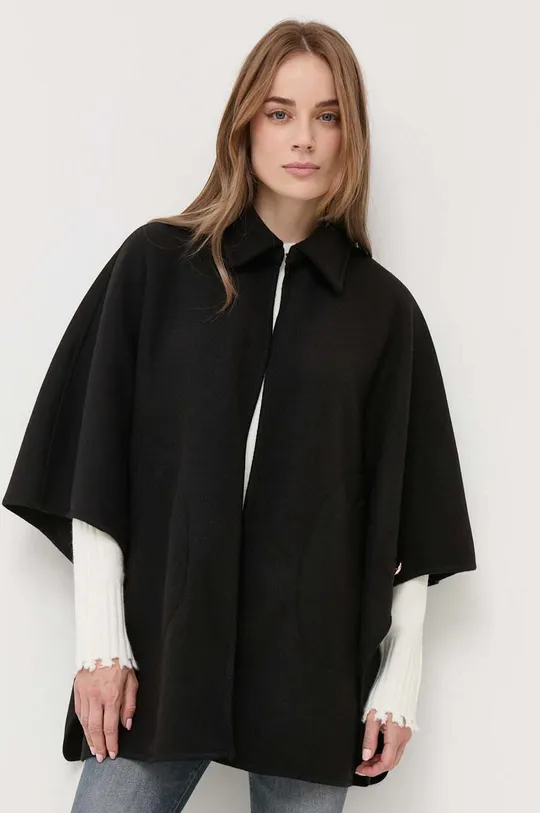 μαύρο Παλτό Silvian Heach Γυναικεία