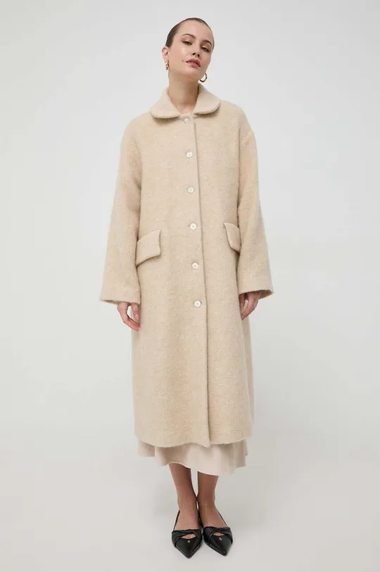 beige Beatrice B cappotto con aggiunta di lana Donna