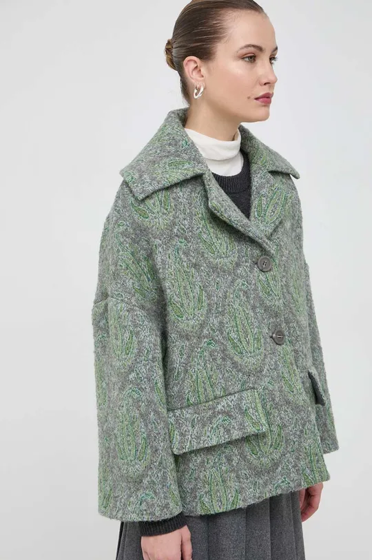 зелений Вовняна куртка Beatrice B