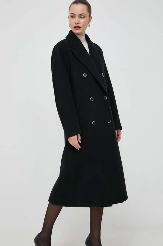 μαύρο Μάλλινο παλτό Beatrice B Γυναικεία