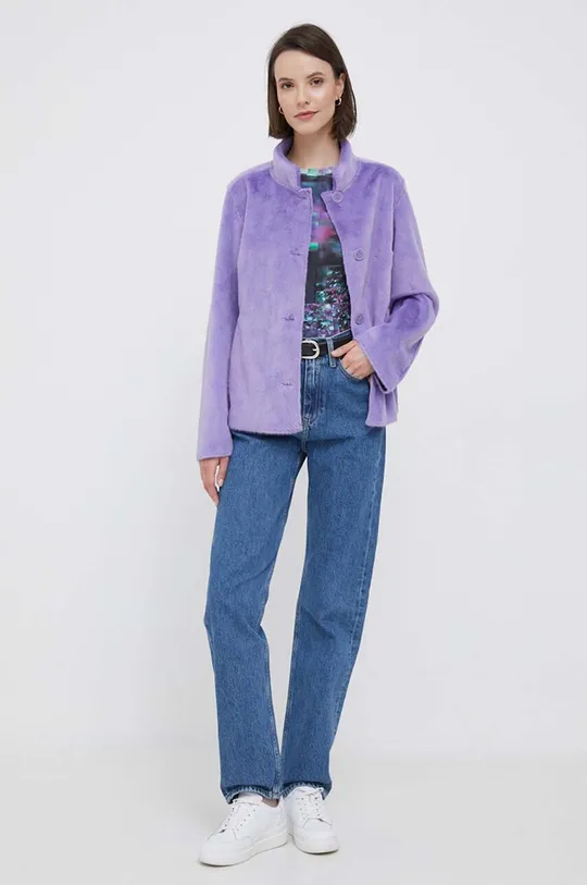Куртка Rich & Royal фиолетовой