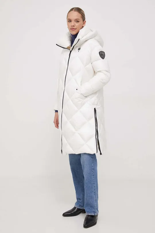 bijela Pernata jakna Blauer Ženski