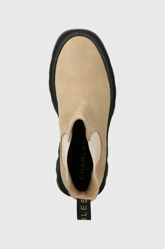 béžová Semišové topánky Charles Footwear Bette