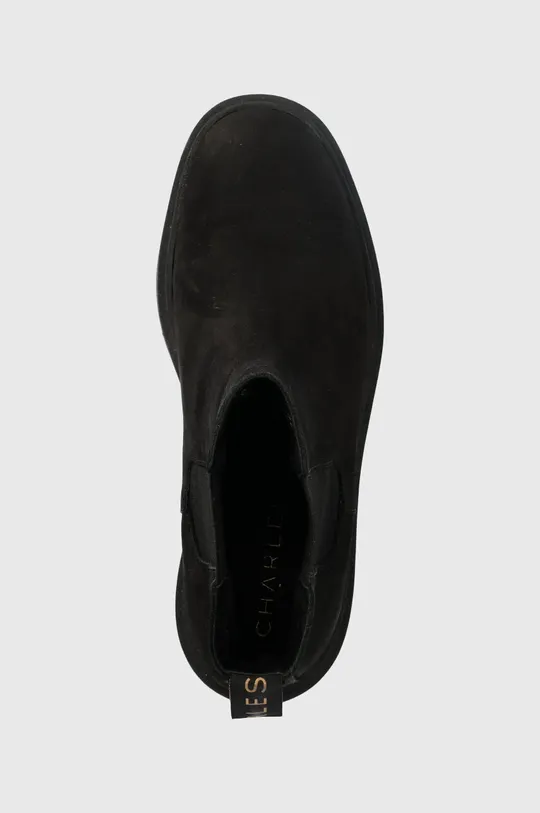 μαύρο Σουέτ μπότες Charles Footwear Diana