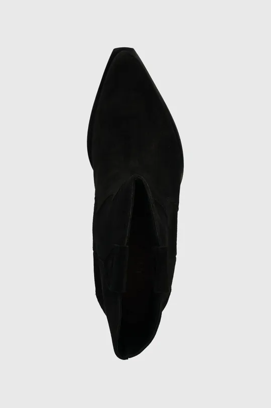 czarny Charles Footwear kowbojki zamszowe Viola