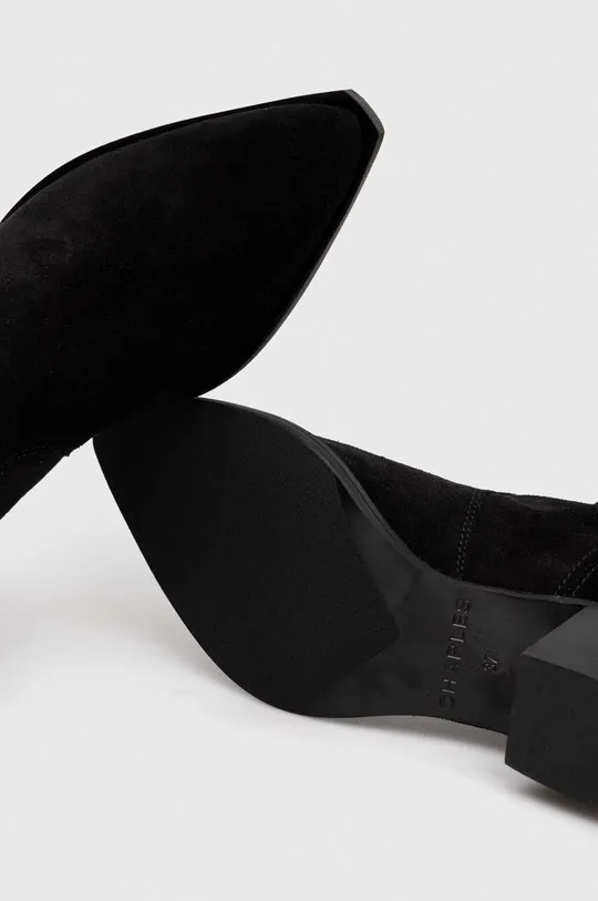 crna Čizme od brušene kože Charles Footwear Viola