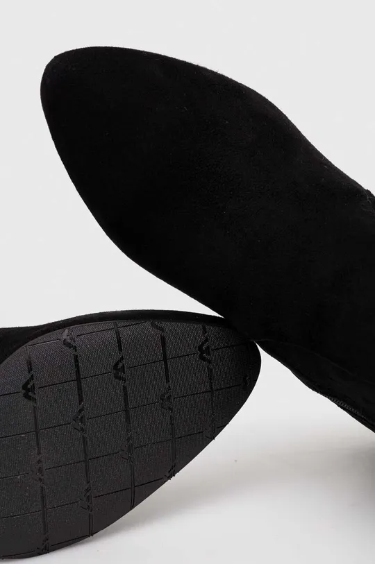 crna Čizme od brušene kože Wojas