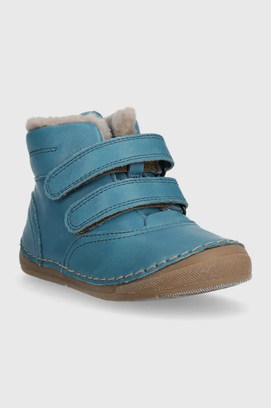 Παιδικές δερμάτινες χειμερινές μπότες Froddo μπλε