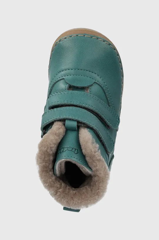 τιρκουάζ Παιδικές δερμάτινες χειμερινές μπότες Froddo