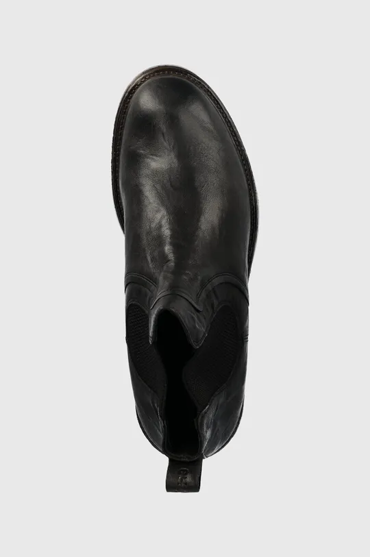 μαύρο Δερμάτινες μπότες τσέλσι Charles Footwear James