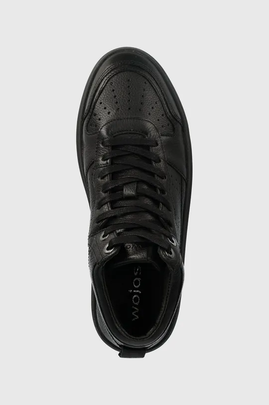 чорний Шкіряні кросівки Wojas