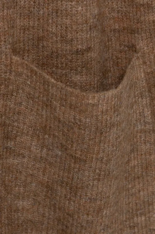 Kratki šal s primjesom vune Silvian Heach smeđa