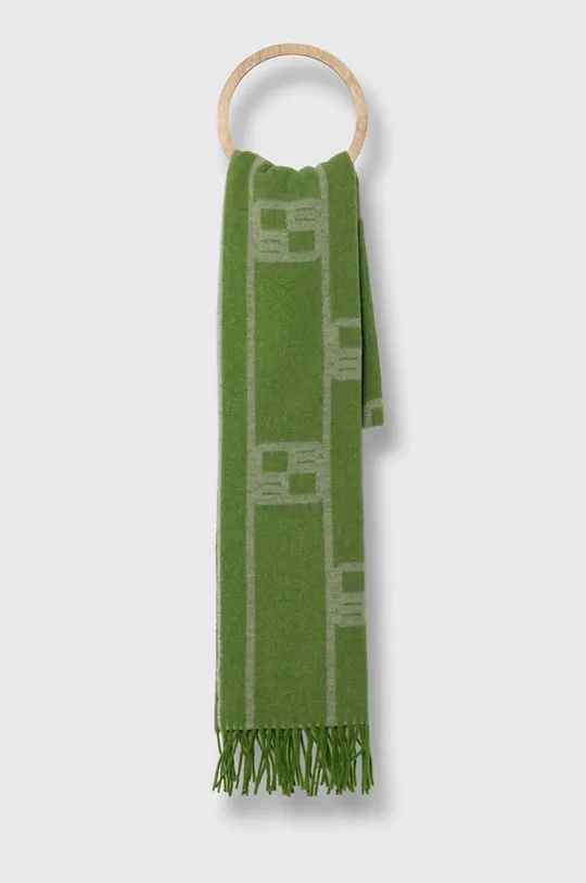зелений Вовняний шарф Beatrice B Жіночий