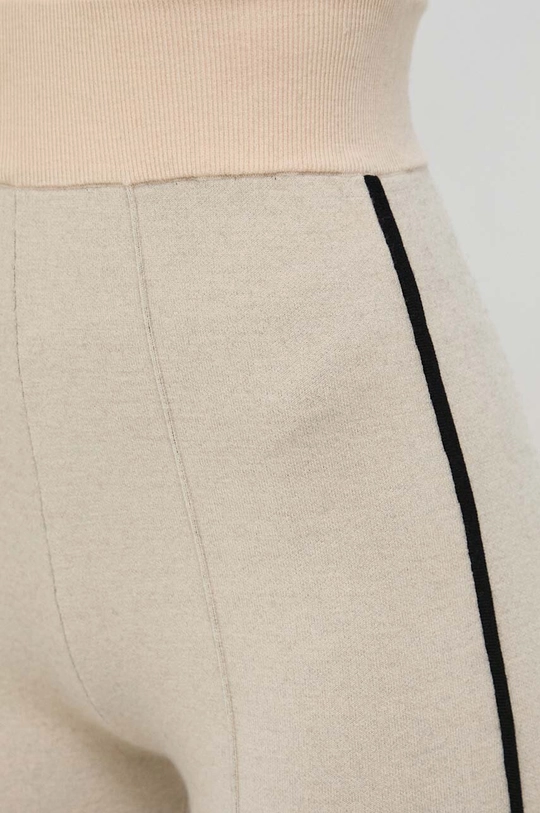 beige Beatrice B pantaloni in lana