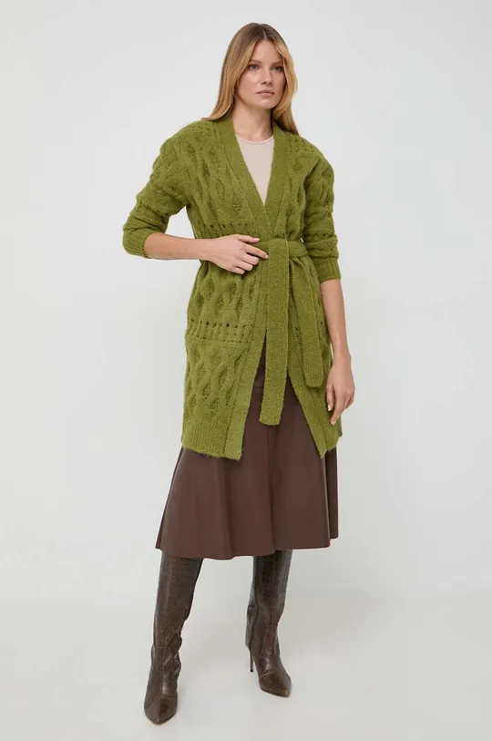 Silvian Heach kardigan con aggiunta di lana verde