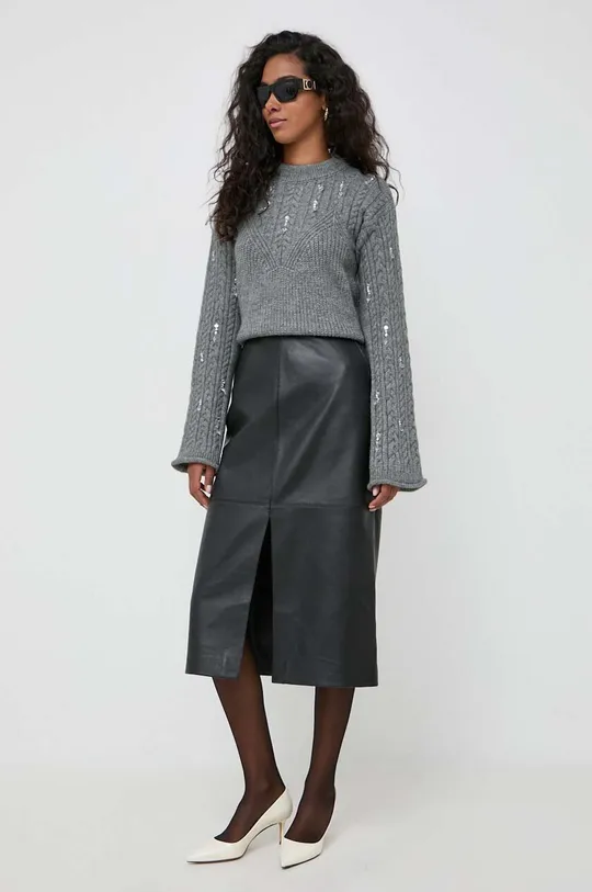 Beatrice B maglione in misto lana grigio
