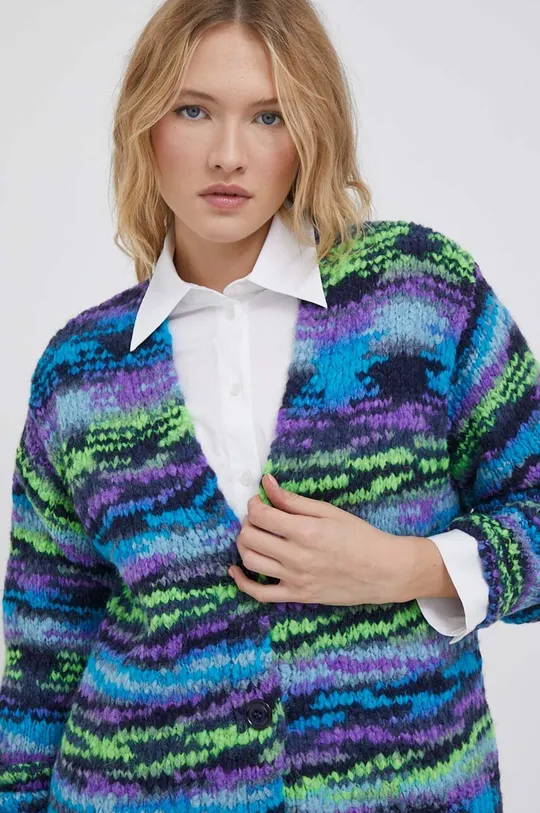 multicolore Rich & Royal kardigan con aggiunta di lana