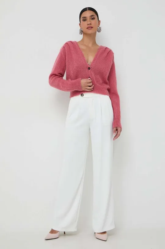 Liviana Conti gyapjúkeverék pulóver rózsaszín