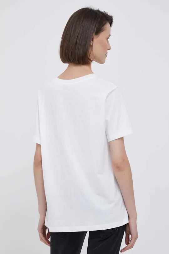 Βαμβακερό μπλουζάκι Mos Mosh λευκό