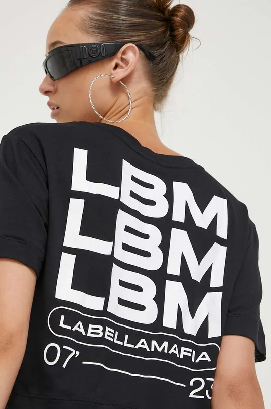 μαύρο Μπλουζάκι LaBellaMafia Γυναικεία