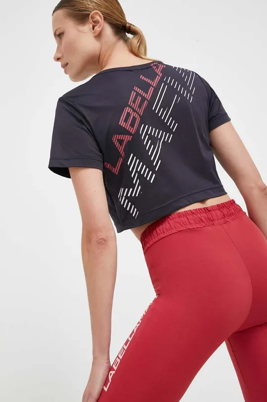 siva Majica kratkih rukava za trening LaBellaMafia Essentials Ženski