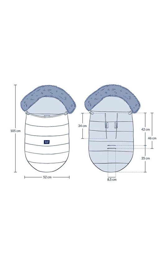 La Millou sac de dormit pentru cărucior Uni Multi 149330.Spi albastru ZW24