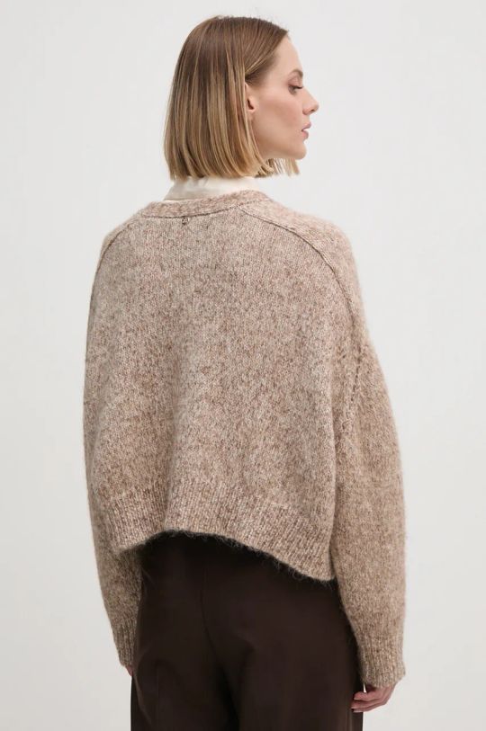 Abbigliamento Mos Mosh cardigan in lana 165780 beige