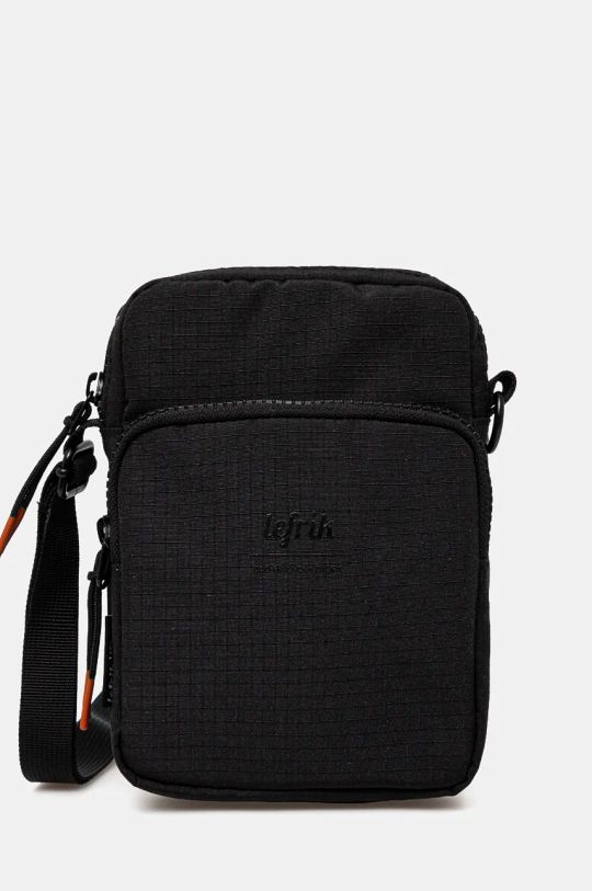 Чанта през рамо Lefrik Tokyo надпис черен Tokyo.Bag.Black.Ripstop