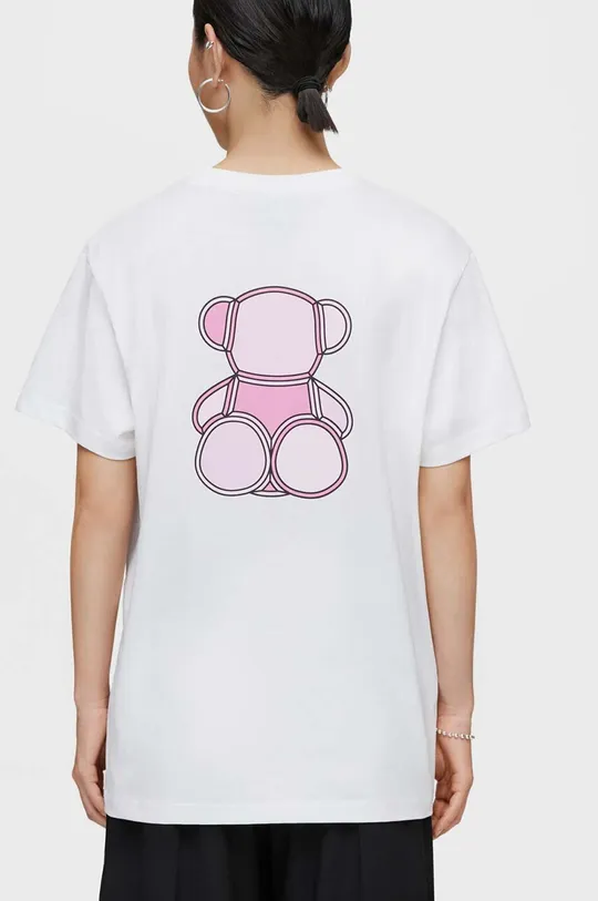 Βαμβακερό μπλουζάκι Tous ροζ