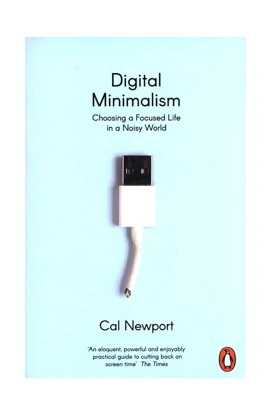 Книга Taschen Digital Minimalism by Cal Newport, English блакитний 9780241453575