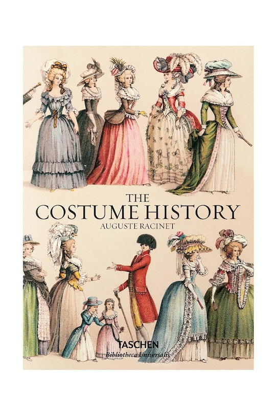 Книга Taschen The Costume History by Auguste Racinet, English мультиколор 9783836555401