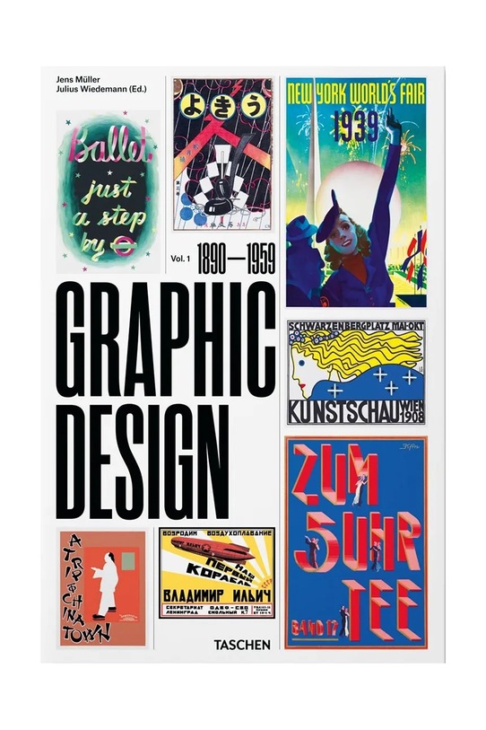 Taschen książka The History of Graphic Design, English multicolor 9783836563079