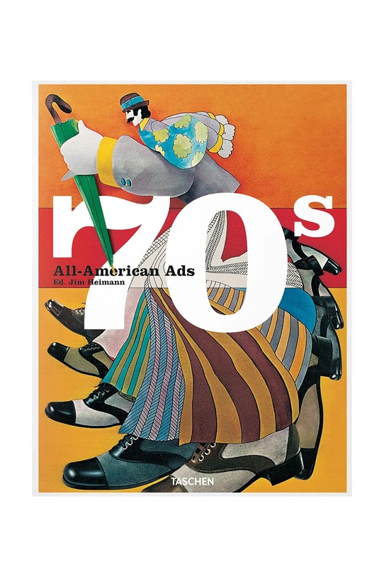 Taschen książka All-American Ads of the 70s by Steven Heller, English multicolor 9783836588607