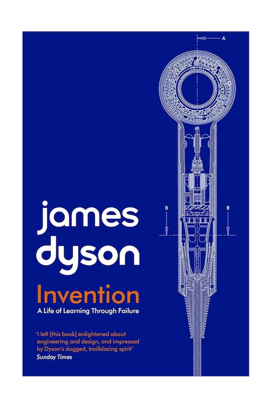 home & lifestyle książka Invention by James Dyson, English granatowy 9781471198779