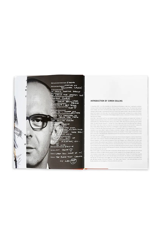 Assouline książka The School of Fashion 30 Parsons Designers by Simon Collins, English 9781614282051 multicolor